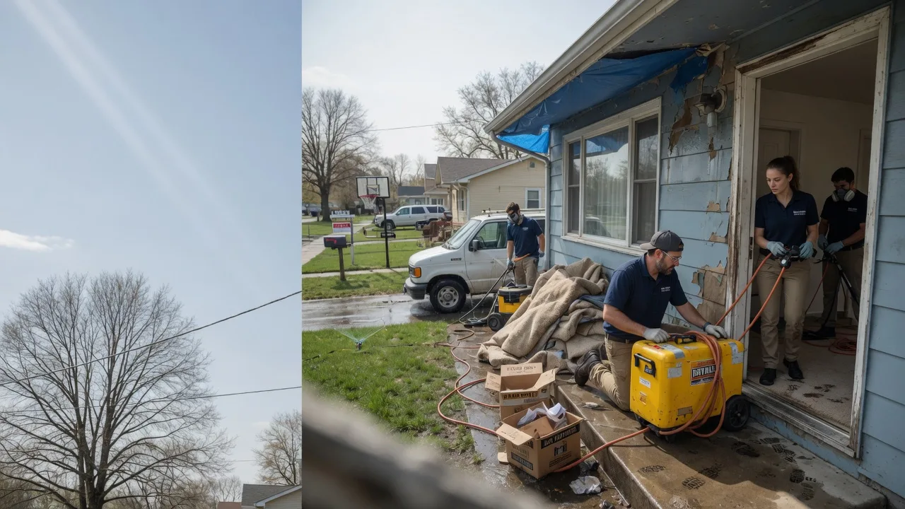 Basement Flood Cleanup in Carpentersville, IL near me